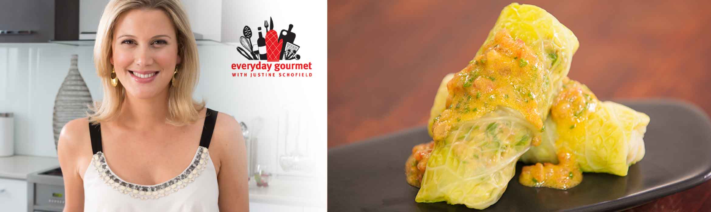 Roasted Duck Leg Stuffed Cabbage Leaves Recipe